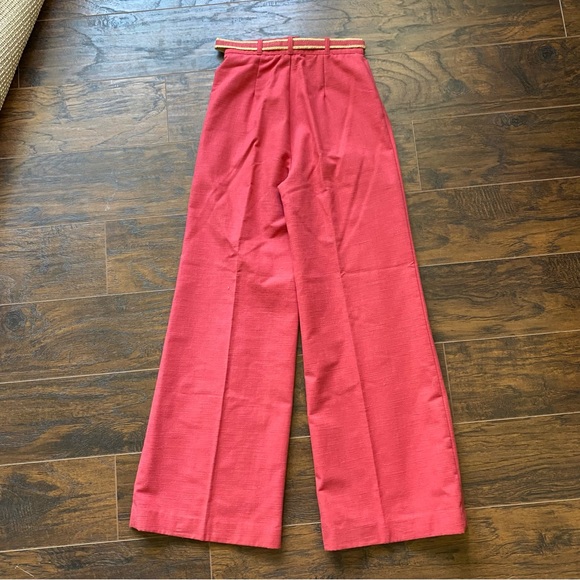 vintage pink wide leg pants - Picture 3 of 10
